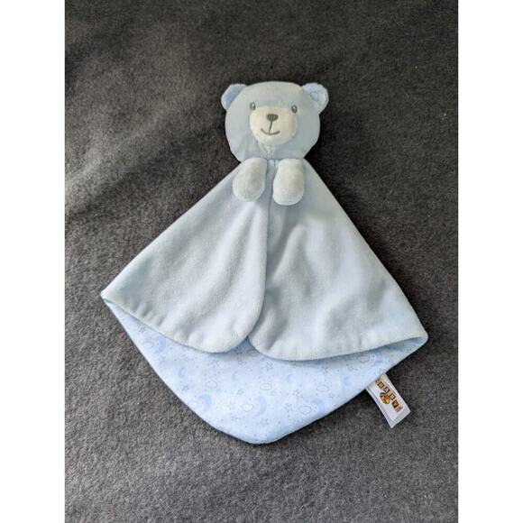 Lovey Baby Security Blanket Bass Pro Shops Blue Bear Plush Toy - Picture 1 of 6